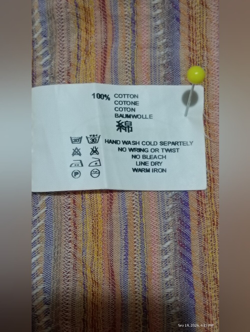 Missoni Men's Striped Long-Sleeve Button-Up Shirt - Picture 7 of 7